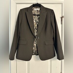 Tahari Black Pinstripe Women's Blazer